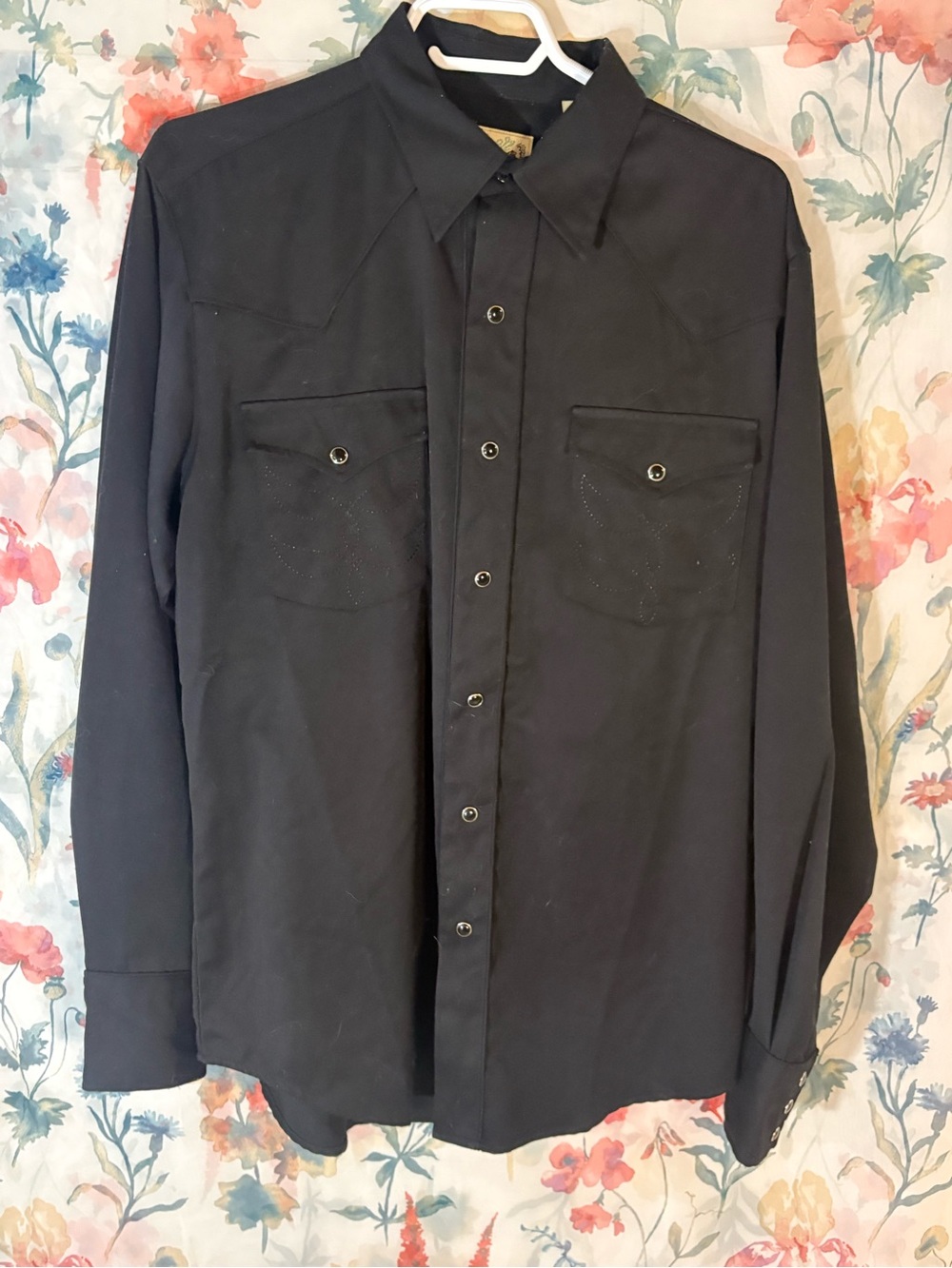 Roper Black Men's Western Button-Down Shirt